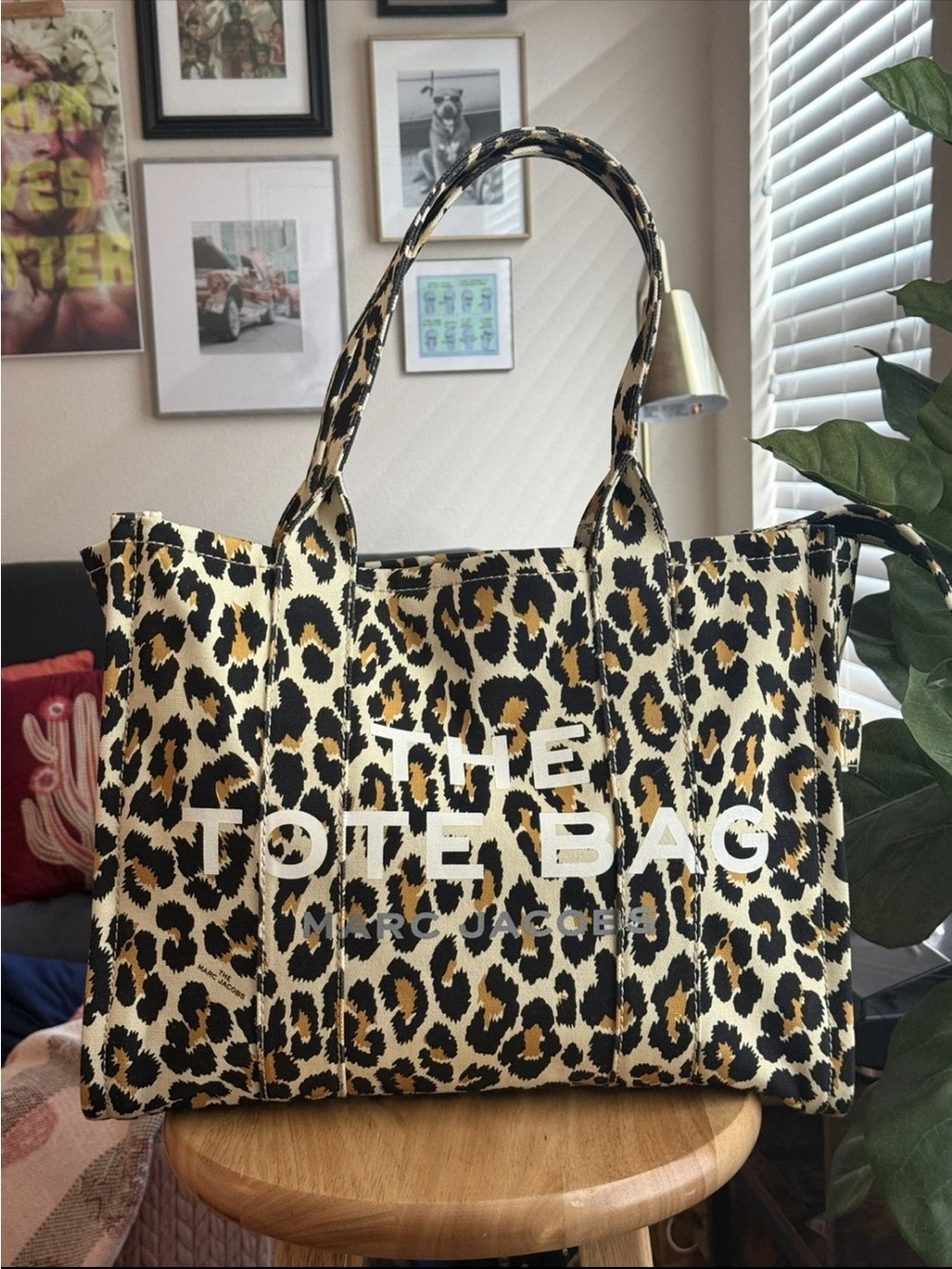 Marc Jacobs Large leopard tote